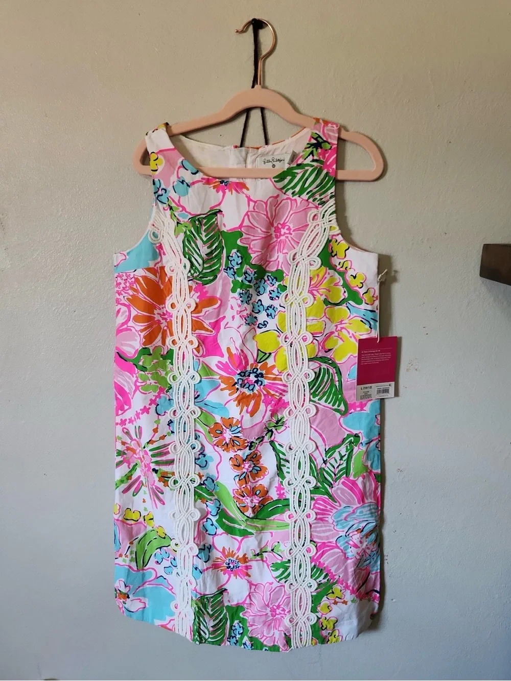 Lilly Pulitzer for Target Girls Floral Shift Dress in Pink, Green, Blue